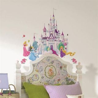 Disney PRINCESS & CASTLE wall stickers 23 decals Rapunzel Cinderella