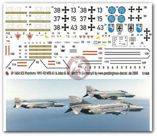 Peddinghaus 1/48 German F 4F Phantom II Markings ICE Program (3