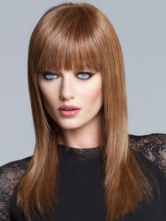 Sleek and Straight Lace Front Wig Heat Friendly LuxHair Coffee