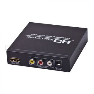 CVBS/HDMI to HDMI 720P/1080P HD Video Converter for DVD XBOX 360
