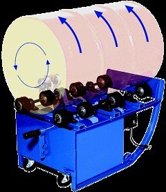 PORTABLE DRUM ROLLERS MORSE 201 SERIES 55 GALLON DRUMS