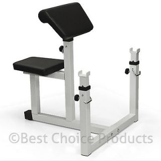 Curl Weight Bench Seated Preacher Isolated Curl Dumbbell Biceps New
