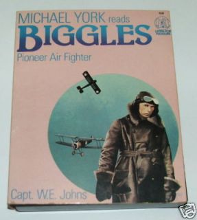 1983 W E Johns Biggles Pioneer Air Fighter Audio Scarce