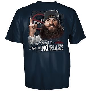 AUTHENTIC DUCK DYNASTY NO RULES JASE ROBERTSON A&E NETWORK MENS T