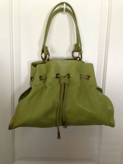Tanner Krolle Green Drawstring Shoulder Bag