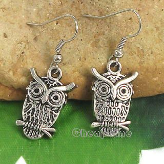 owl earring charms