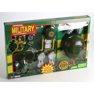 3883 Military Army Outfit Bonus Pack with Real Walkie Talkies! New