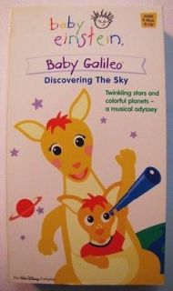 Baby Einstein BABY GALILEO Discovering The Sky VHS VIDEO
