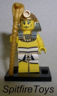 LEGO MINIFIGURE 8684 SERIES 2 EGYPTIAN PHARAOH SCEPTER & HEAD DRESS