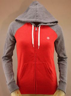 Element Small Red & Gray Heather Hoodie