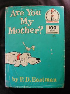 Eastman Are You My Mother? Beginner Book Dust Jacket Early