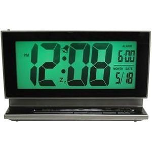 NEW Elgin 3350 2 inch LCD Alarm Clock 3350E Multifuntion w/ Smartlite