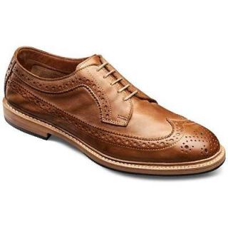 Allen Edmonds Mens Banchory Tan Oxford Leather Shoe 8034 Size 10.5 D