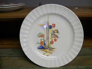 Dinner Plate Edwin Knowles China Semi Vitreous Made In USA Pattern Tia