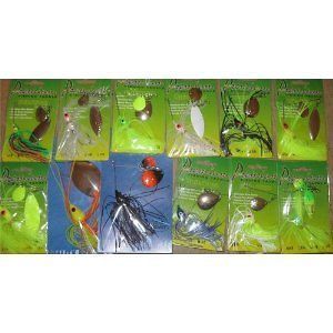 Newly listed 12 assorted spinnerbaits mixed colors, blades, style NIP