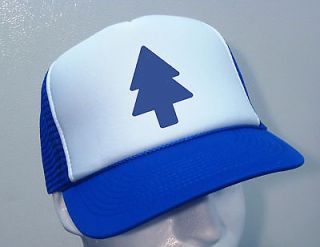Dipper Hat Gravity Falls Blue Pine Tree Cap Cartoon Network Trucker