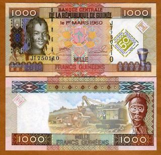 Guinea, 1000 (1,000), 2010, P New, UNC Commemorative