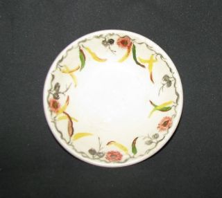 Woodss Ivory Ware handpainted pin dish England