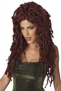 HOT!! Sexy Medusa Halloween Costume Wig Dark Red 70634
