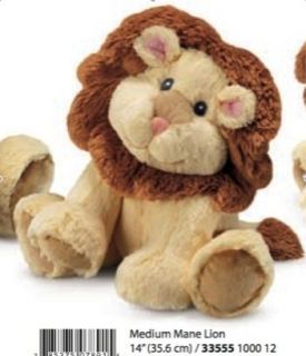 RUSS Berrie Lion Jungle Cat called Mane Unisex New Baby Soft Plush Toy