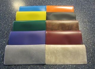 ONE NEW VINYL CHECKBOOK COVER WITH FLAP FOR DUPLICATE CHECKS CHECK