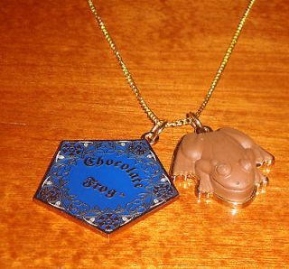 CHOCOLATE FROG 14k GOLD NECKLACE Wizarding World of Harry Potter