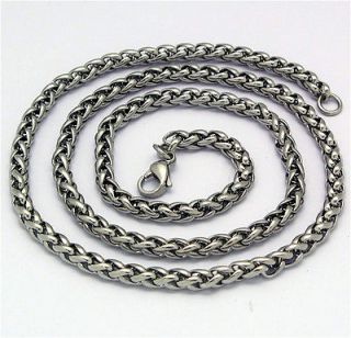 Newly listed COOL ROPE CHAIN Stainless Steel Necklace 22 4mm sn906