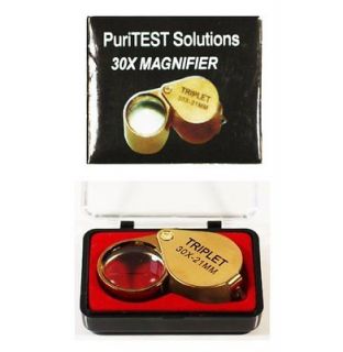 Newly listed PuriTEST Magnifying Eye Loupe Glass Lens 30 x 21mm Metal
