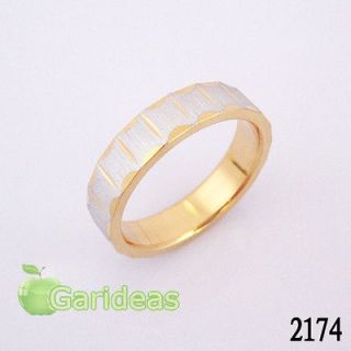 Lover Gold Stainless Steel Gear Ring Item ID2174 US Size 6 7 8 9 10