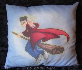 HARRY POTTER Throw Pillow Quidditch Golden Snitch 4 Bedding Sheet Set