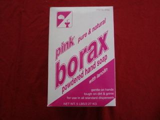 Pink Pure and Natural Borax Powdered Hand Soap   5 lbs   SEE PICS