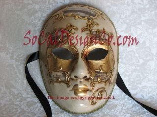Volto Sinfonia music paper Full Face Masks, Masquerade Masks, Designer