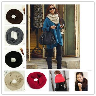 Infinity 5 Color Unisex Knit Circle Loop Cowl Infinity Scarf Snood