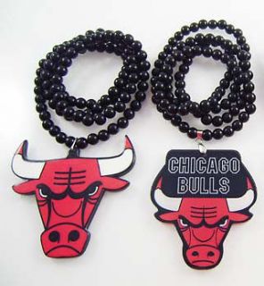 Hip Hop Good Quality 1pcs CHICAGO BULLS Pendants Acrylic Beads Chains