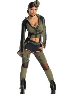 Sucker Punch Amber Army Military Cosplay Movie Womens Halloween