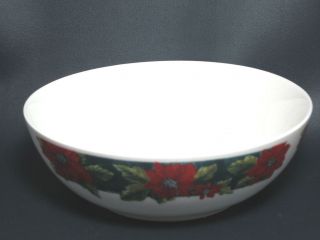 GIBSON DESIGNS   Charming Poinsettia   Christmas   CEREAL BOWL   46B