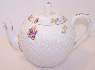 Newly listed Spode Dresden Rose Savoy Teapot Tea Pot Floral VTG 2958