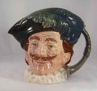 Large Royal Doulton Toby Mug The Cavalier Mustachioed Musketeer
