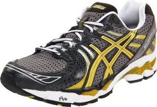 ASICS GEL KAYANO 17 MENS SHOES/RUNNERS/TRAINERS BLACK/GOLD US SIZES