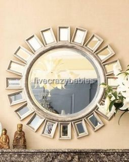 Brilliant 34 Sunburst Starburst Wall Mirror HORCHOW Large Mirrored
