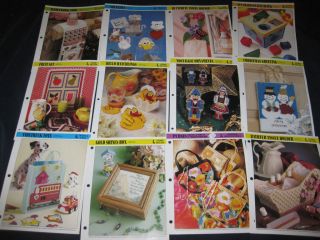 YOUR CHOICE ONE PLASTIC CANVAS PATTERN LEAFLET ANNIE S ATTIC #7