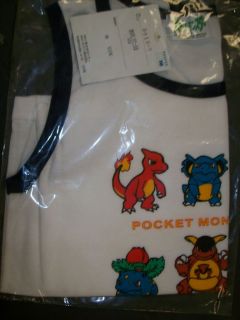 Pokemon Tshirt T Shirt Licensed Japan Monster Blastoise Charmeleon