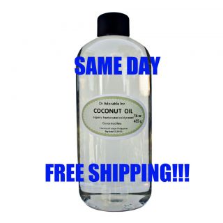 PURE FRACTIONATED COCONUT OIL ORGANIC COLD PRESSED 2 OZ  UP TO GALLON