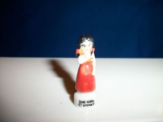 SHANTI MOWGLIS Girlfriend Mini Figurine JUNGLE BOOK Tiny Porcelain