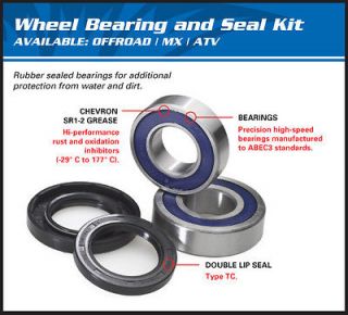 Front Wheel Bearing Seal Kit Honda 250 Recon 350 Rancher 01 02 03 04