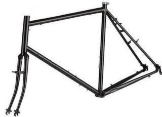 Bicycle Touring Frameset, Cromoly 46 cm for 26 Wheels Black new