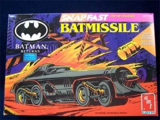 AMT ERTL SNAPFAST Batman Returns Batmissile 1/25th Scale Model Kit No