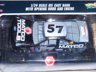 Matco Tools Racing 1/24 Scale Die Cast Bank with Opening Hood and