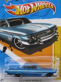 2012 Hot Wheels New Models 1961 Chevy Impala Blue