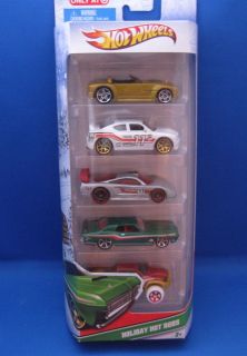 Hot Wheels Holiday Hot Rods 2011 Target 5 Pack